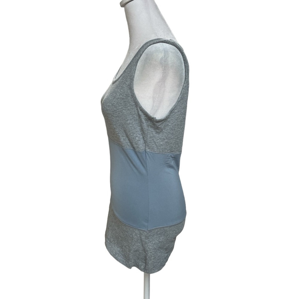 Gabby Reece Collection for Danskin Now Gray & Blue Sleeveless Tank Top Size L - Picture 3 of 12
